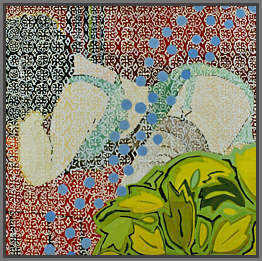 Lace pattern. 35" x 35" (89 x 89 cm). 2001.