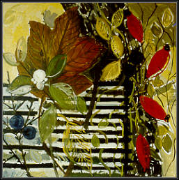 Autumn. 43" x 43" (110 x 110 cm). Oil on canvas. 1995.